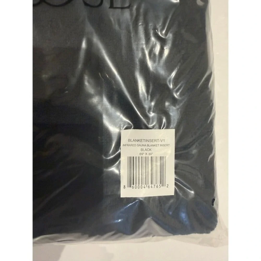 HigherDOSE Infrared Sauna Blanket Insert Black Cotton Bamboo BLANKETINSERT-V1
